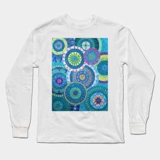 Ripples of Peacock Long Sleeve T-Shirt